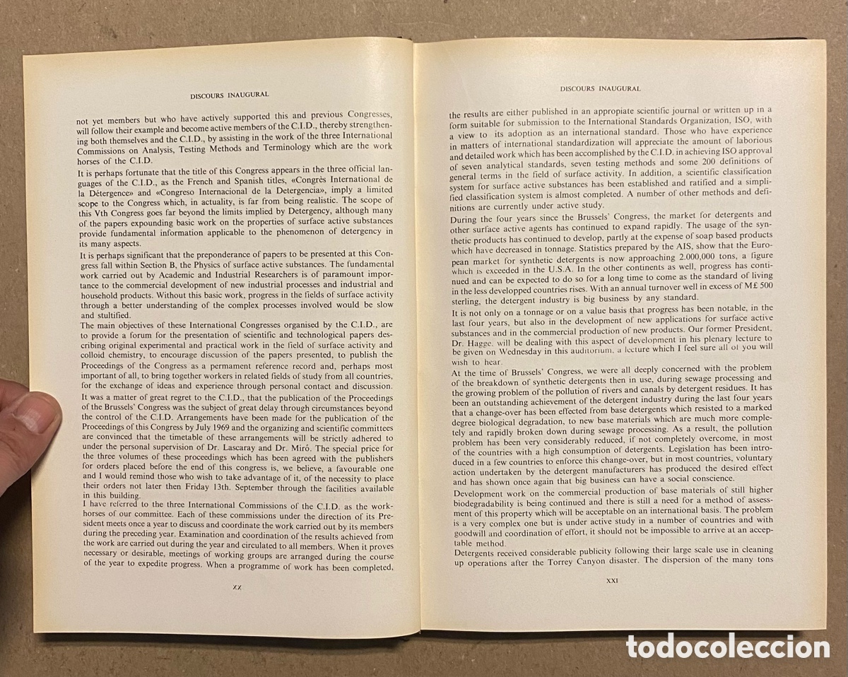 Libros de segunda mano de ciencias: CHIMIE, PHYSIQUE ET APPLICATIONS PRACTIQUES DES AGENTS DU SURFACE. CID. 4 TOMOS. EDICIONES UNIDAS - Foto 4