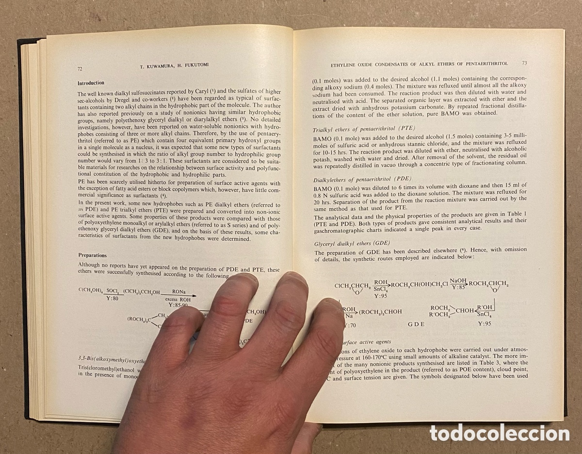 Libros de segunda mano de ciencias: CHIMIE, PHYSIQUE ET APPLICATIONS PRACTIQUES DES AGENTS DU SURFACE. CID. 4 TOMOS. EDICIONES UNIDAS - Foto 5