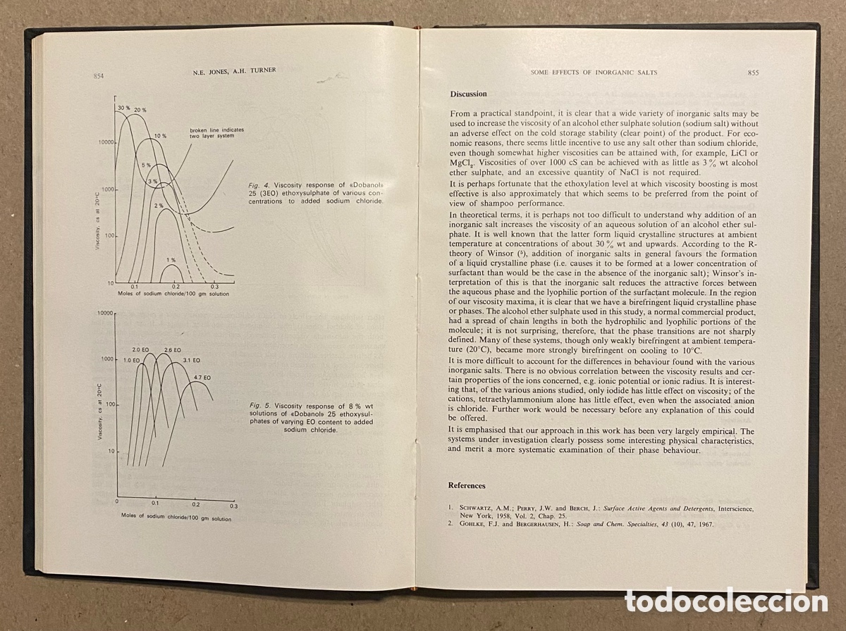 Libros de segunda mano de ciencias: CHIMIE, PHYSIQUE ET APPLICATIONS PRACTIQUES DES AGENTS DU SURFACE. CID. 4 TOMOS. EDICIONES UNIDAS - Foto 19