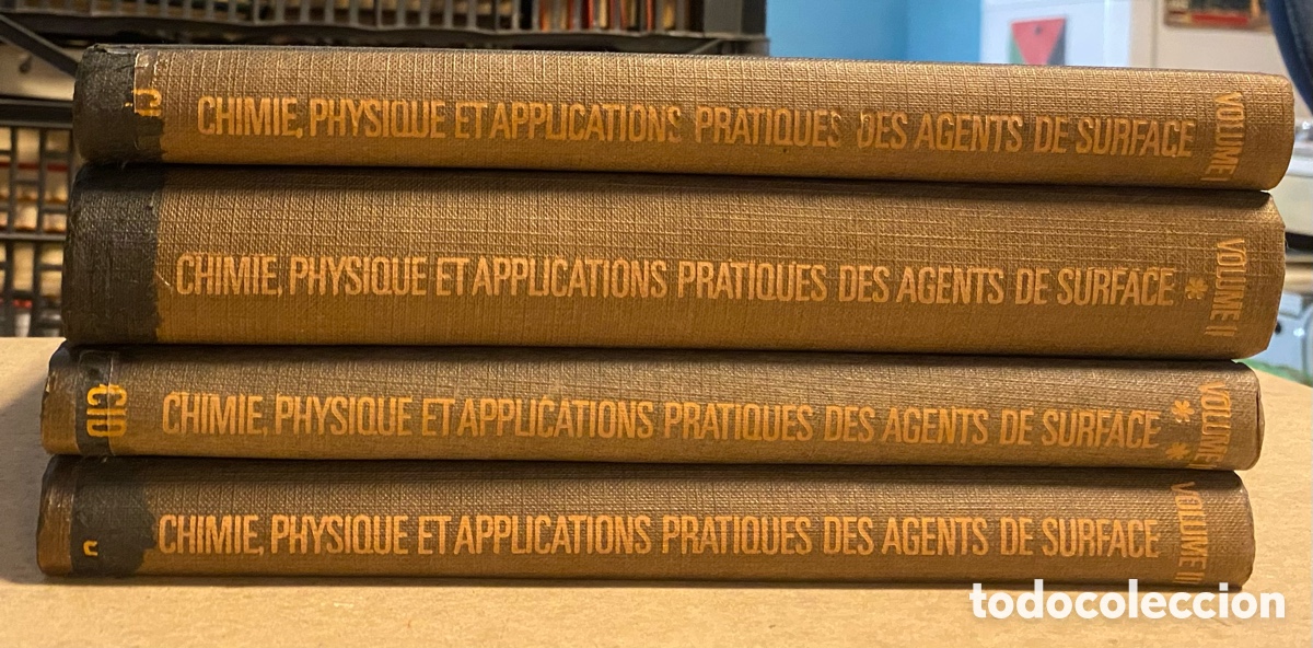 Libros de segunda mano de ciencias: CHIMIE, PHYSIQUE ET APPLICATIONS PRACTIQUES DES AGENTS DU SURFACE. CID. 4 TOMOS. EDICIONES UNIDAS - Foto 30
