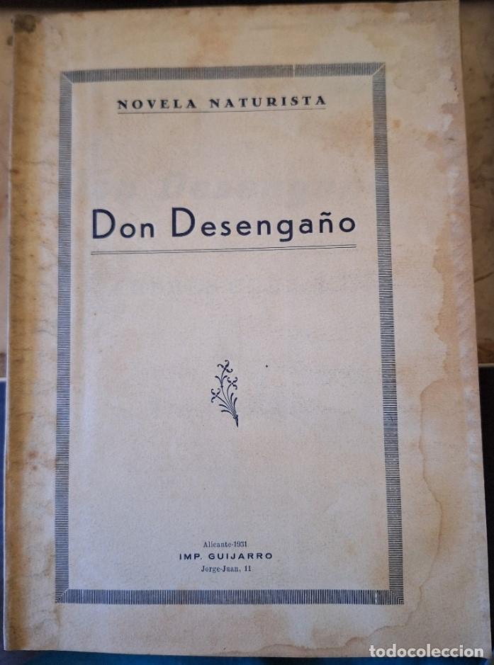 Libros de segunda mano de ciencias: DON DESENGA&Ntilde;O. - CRUZ, Andres B. - Foto 1