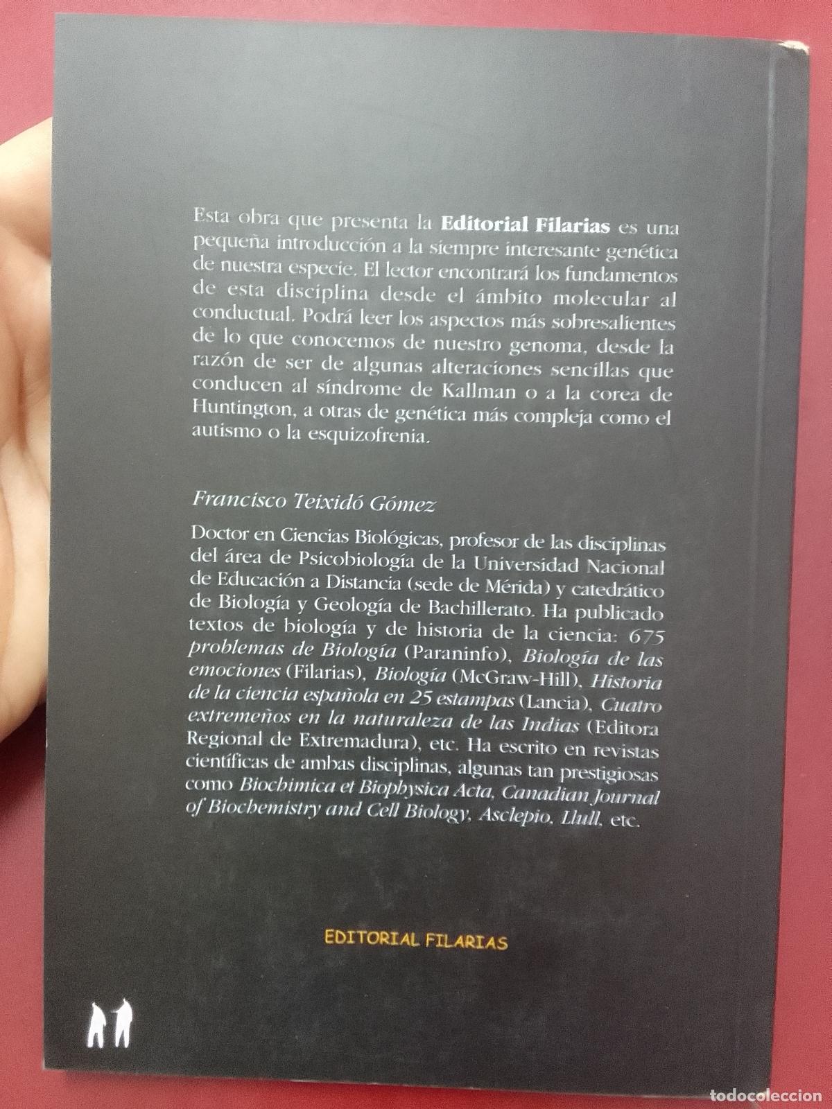 Libros de segunda mano: Francisco Teixido G&oacute;mez: Genes en la humanidad. Desde el ADN a la conducta - Foto 2