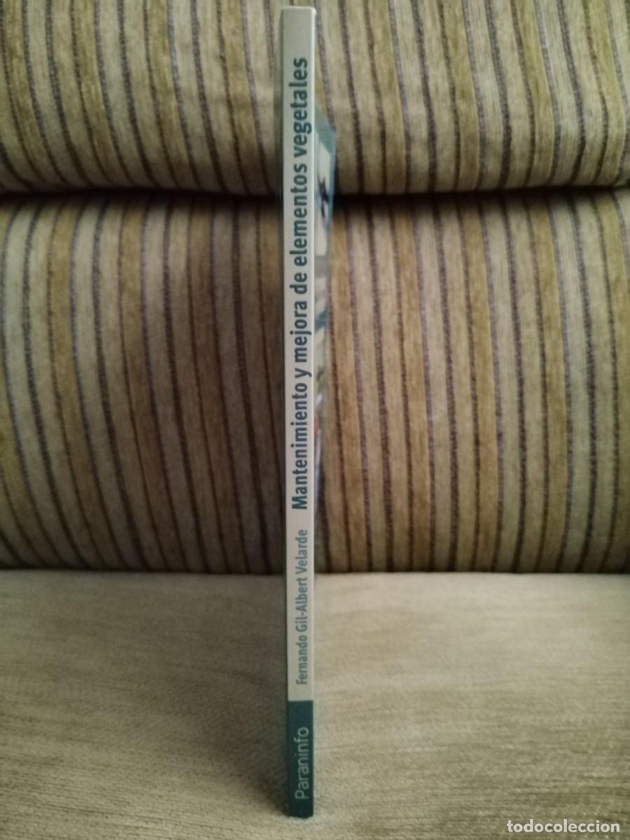 Libros de segunda mano: MANTENIMIENTO Y MEJORA DE ELEMENTOS VEGETALES - Foto 2