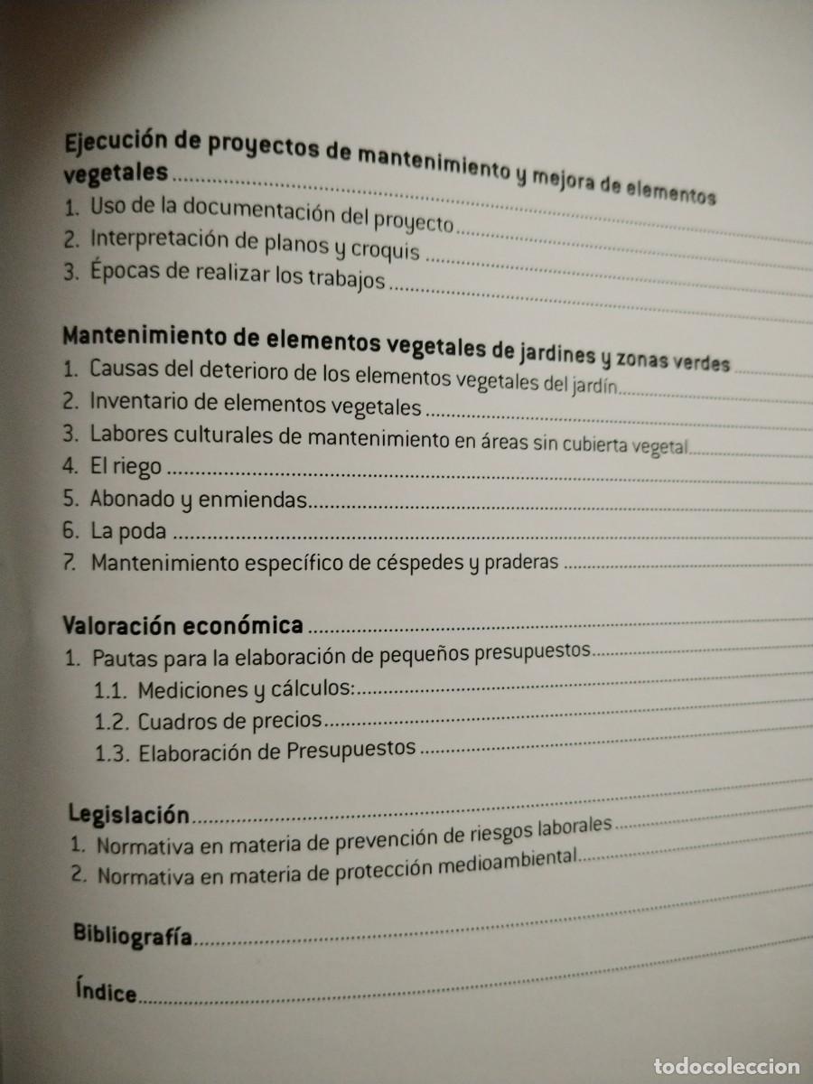 Libros de segunda mano: MANTENIMIENTO Y MEJORA DE ELEMENTOS VEGETALES - Foto 8