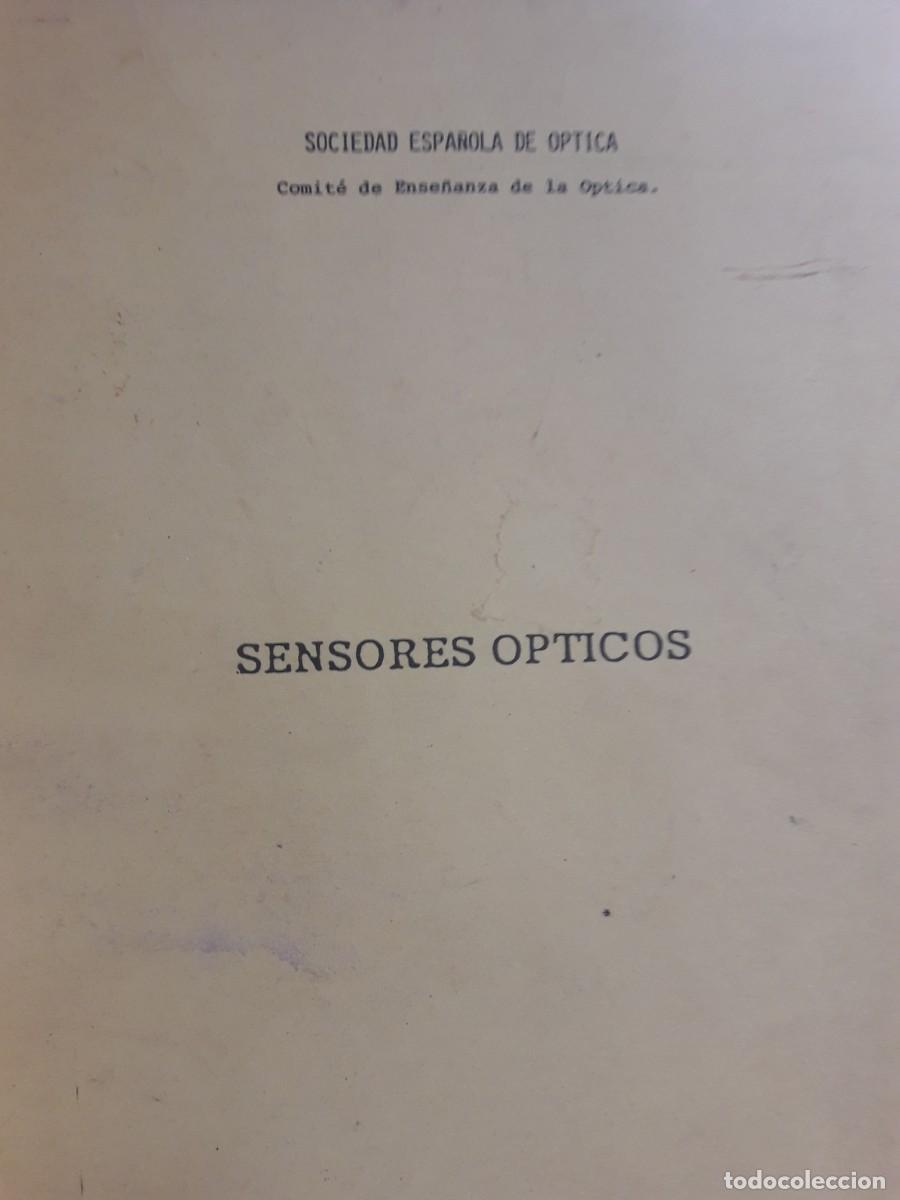Gebrauchte B&uuml;cher der Wissenschaften: sensores &oacute;pticos vv aa Universidad Complutense de Madrid