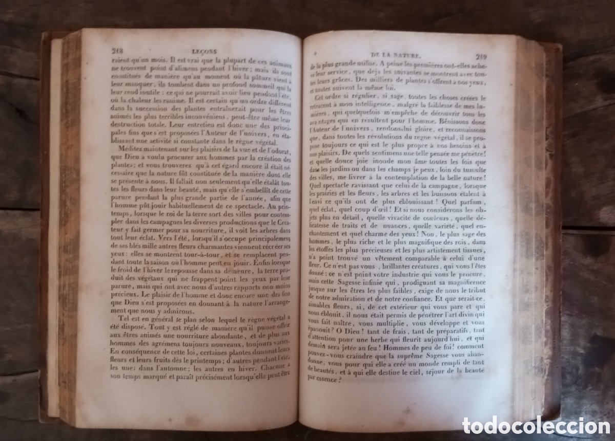 Libros de segunda mano: LES LE&Ccedil;ONS DE LA NATURE 1830 EX LIBRIS PAUL BARBOYON . - Foto 7