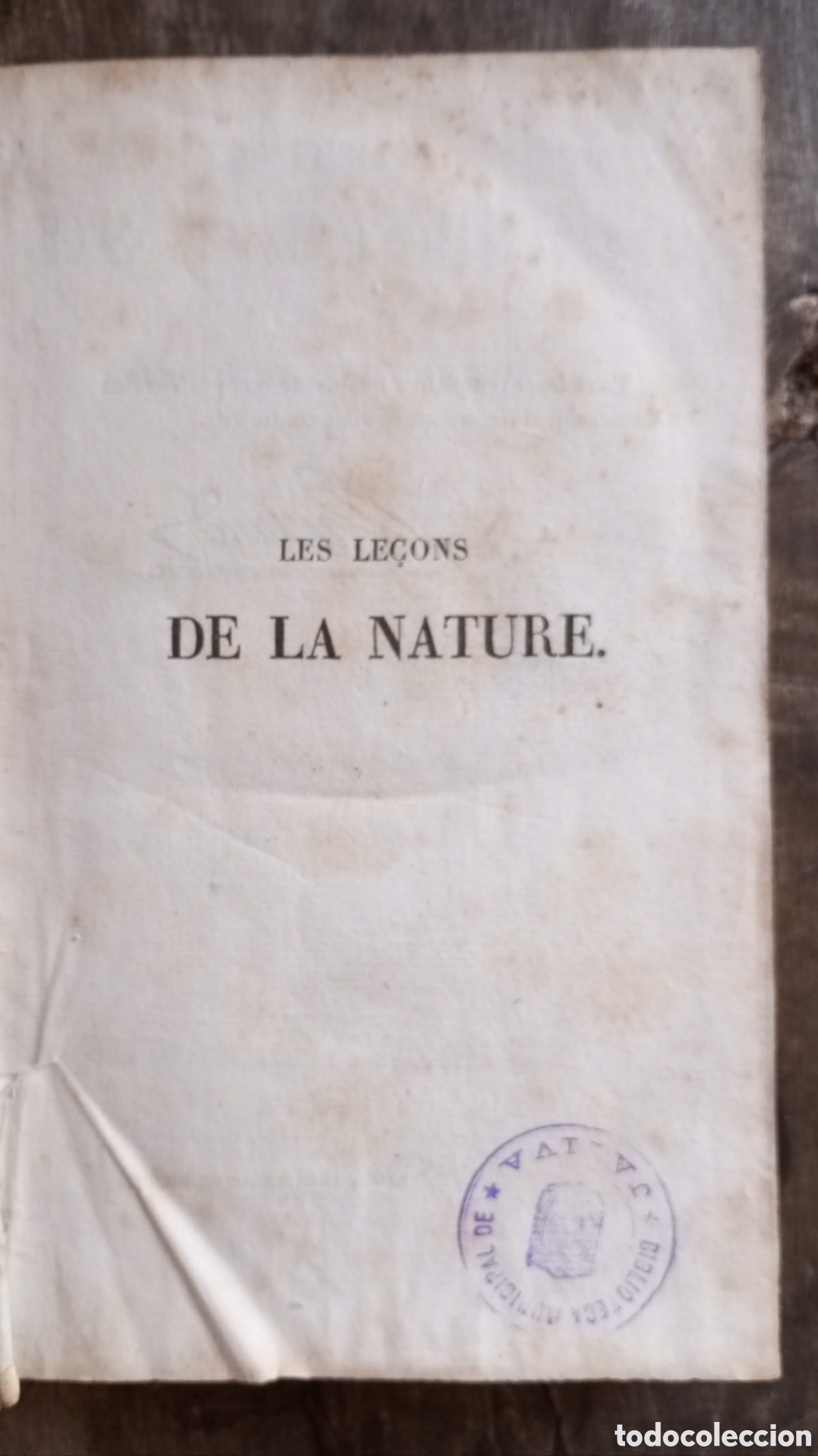 Libros de segunda mano: LES LE&Ccedil;ONS DE LA NATURE 1830 EX LIBRIS PAUL BARBOYON . - Foto 2
