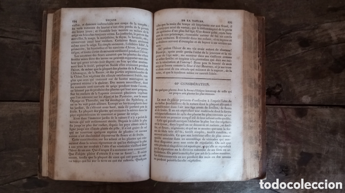 Libros de segunda mano: LES LE&Ccedil;ONS DE LA NATURE 1830 EX LIBRIS PAUL BARBOYON . - Foto 11