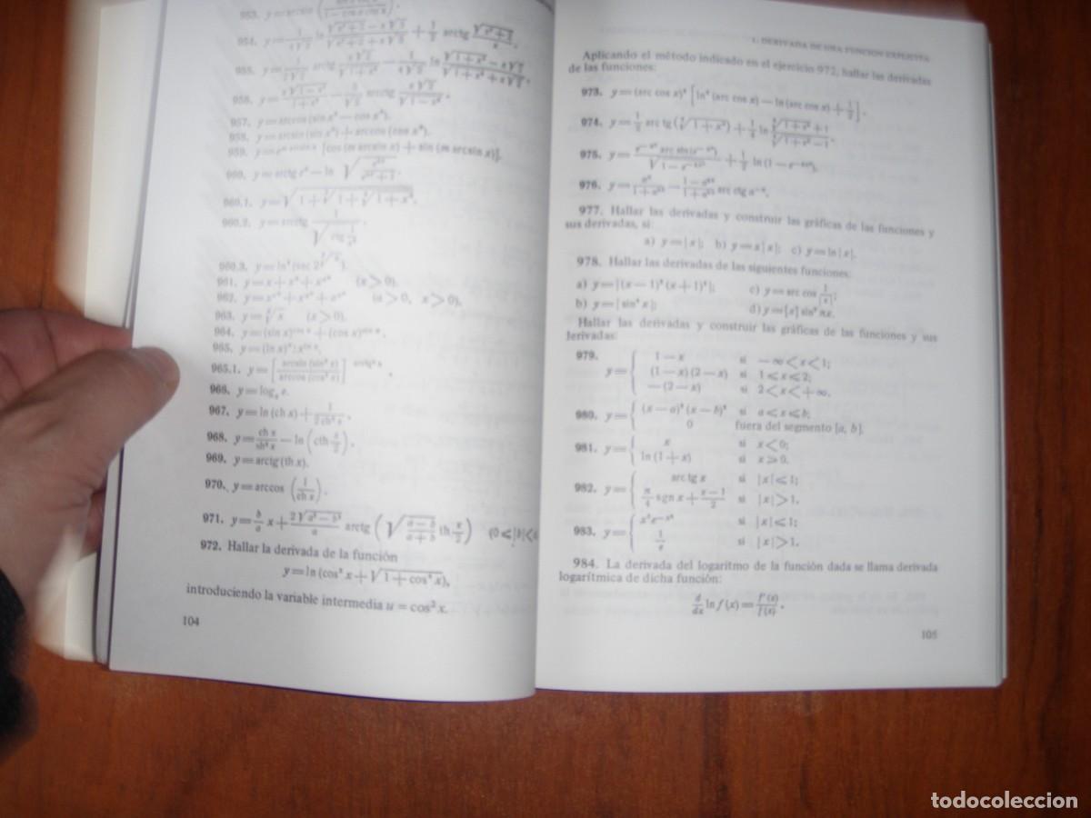 Libros de segunda mano de ciencias: 5000 PROBLEMAS DE AN&Aacute;LISIS MATEM&Aacute;TICO PARANINDO DEMIDOVICH - Foto 6