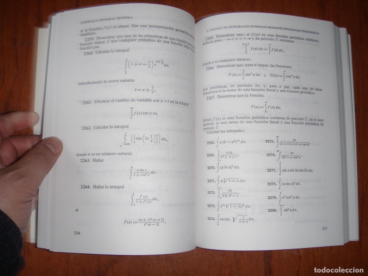 Libros de segunda mano de ciencias: 5000 PROBLEMAS DE AN&Aacute;LISIS MATEM&Aacute;TICO PARANINDO DEMIDOVICH - Foto 7