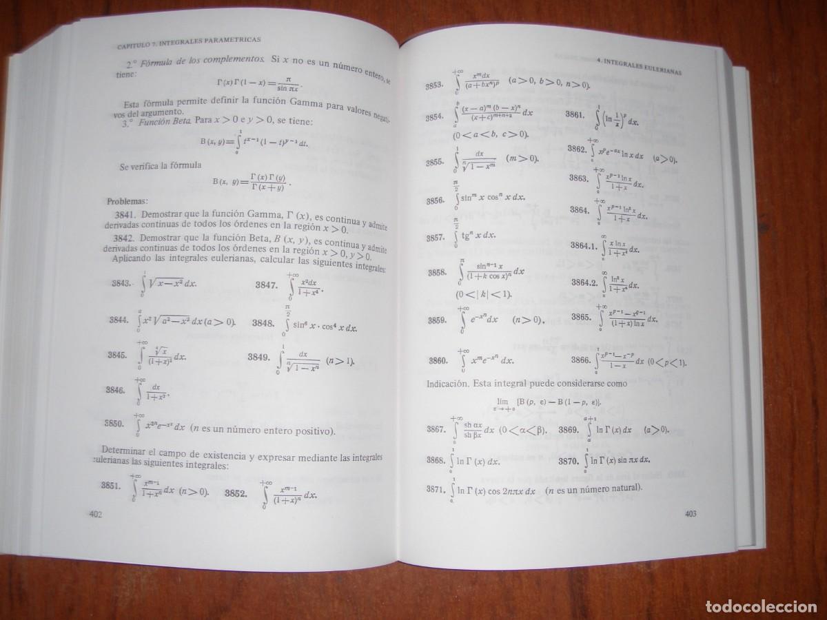 Libros de segunda mano de ciencias: 5000 PROBLEMAS DE AN&Aacute;LISIS MATEM&Aacute;TICO PARANINDO DEMIDOVICH - Foto 9
