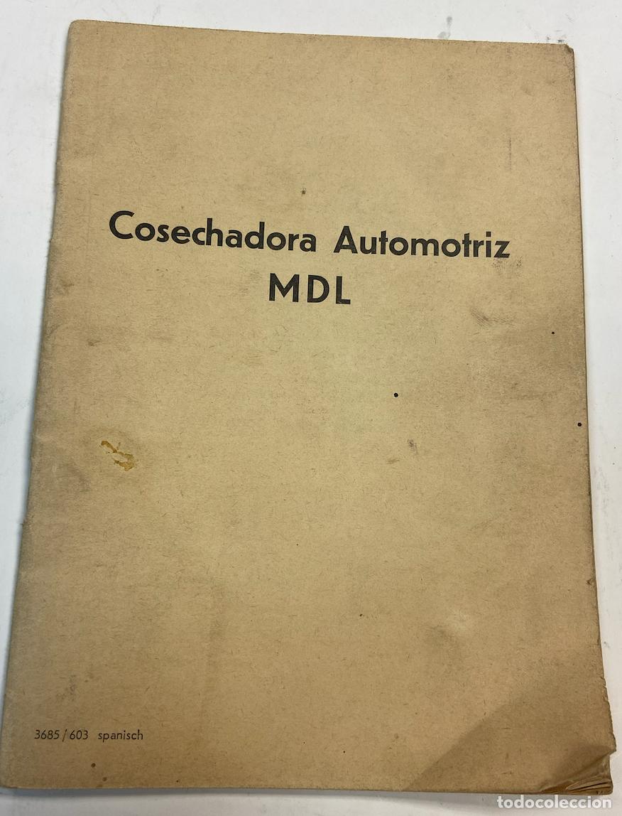 Libros de segunda mano de ciencias: PEQUE&Ntilde;O LIBRO - COSECHADORA AUTOMOTRIZ - MDL - 3685 / 603 - Foto 2