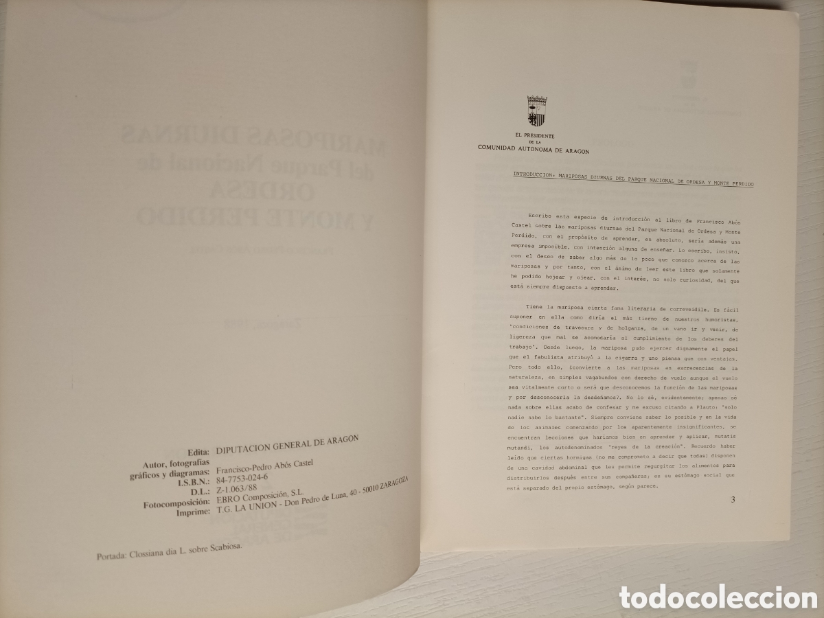 Libros de segunda mano: Mariposas diurnas del parque nacional de Ordesa y Monte Perdido. - Foto 8
