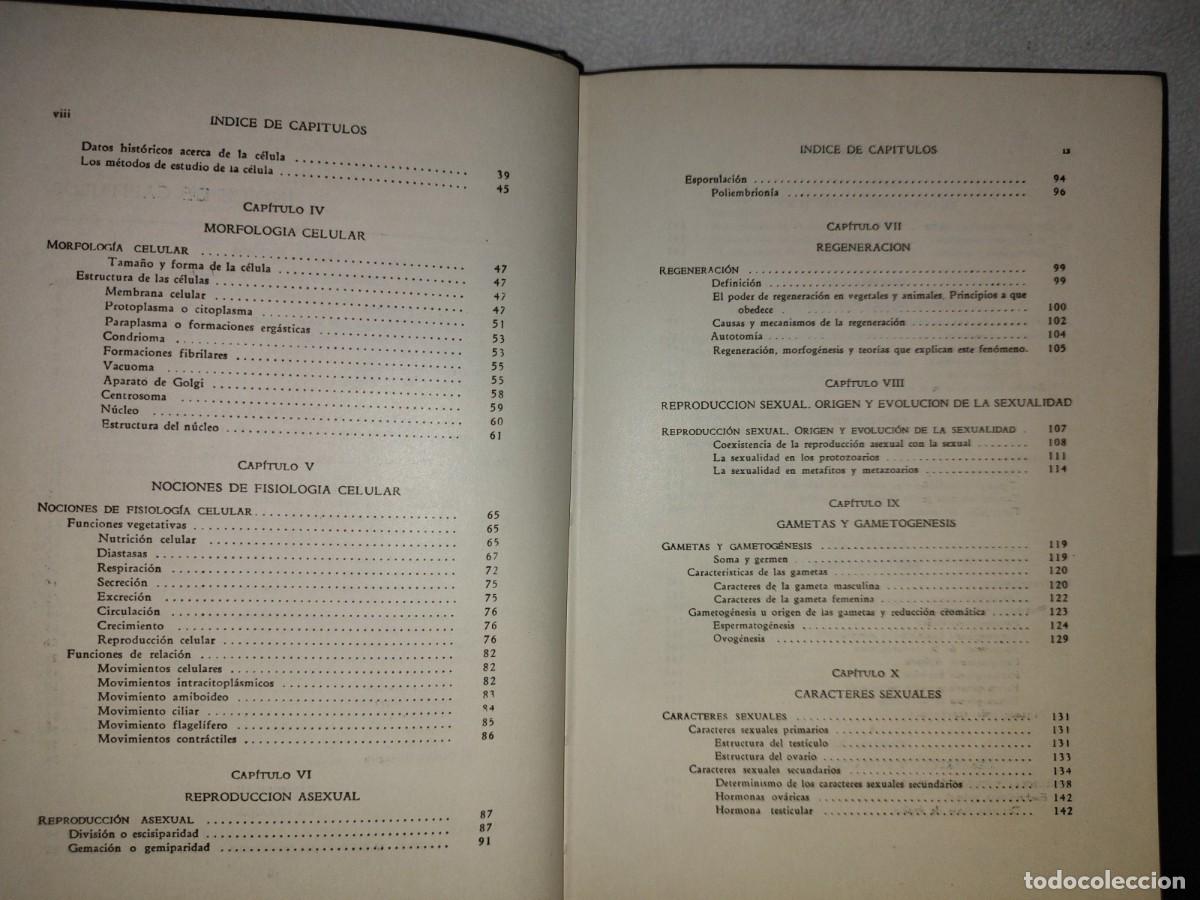 Libros de segunda mano: 100- BIOLOG&Iacute;A GENERAL - DR. JOS&Eacute; DE LILLE - 1971 - Foto 7
