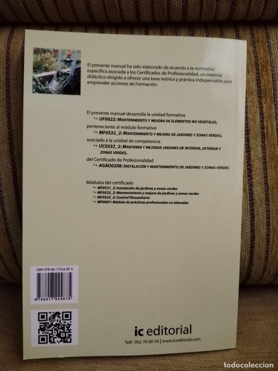 Libros de segunda mano: MANTENIMIENTO Y MEJORA DE ELEMENTOS NO VEGETALES - Foto 3