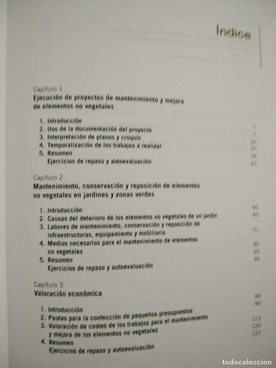 Libros de segunda mano: MANTENIMIENTO Y MEJORA DE ELEMENTOS NO VEGETALES - Foto 8