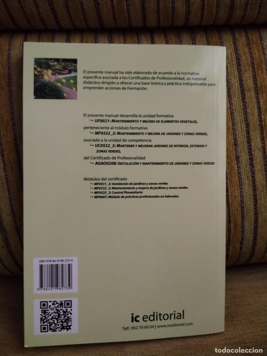 Libros de segunda mano: MANTENIMIENTO Y MEJORA DE ELEMENTOS VEGETALES - Foto 3