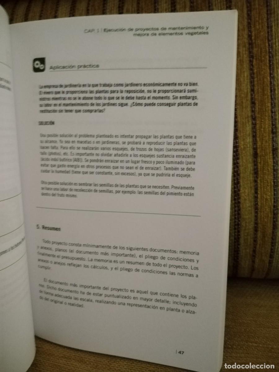 Libros de segunda mano: MANTENIMIENTO Y MEJORA DE ELEMENTOS VEGETALES - Foto 8