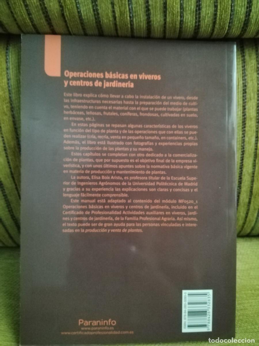 Libros de segunda mano: OPERACIONES B&Aacute;SICAS EN VIVEROS Y CENTROS DE JARDINER&Iacute;A - Foto 3