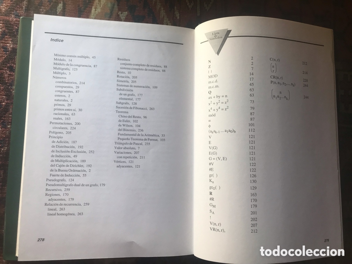 Libros de segunda mano de ciencias: Elementos de matem&aacute;tica discreta. Sanz y Torres - Foto 5