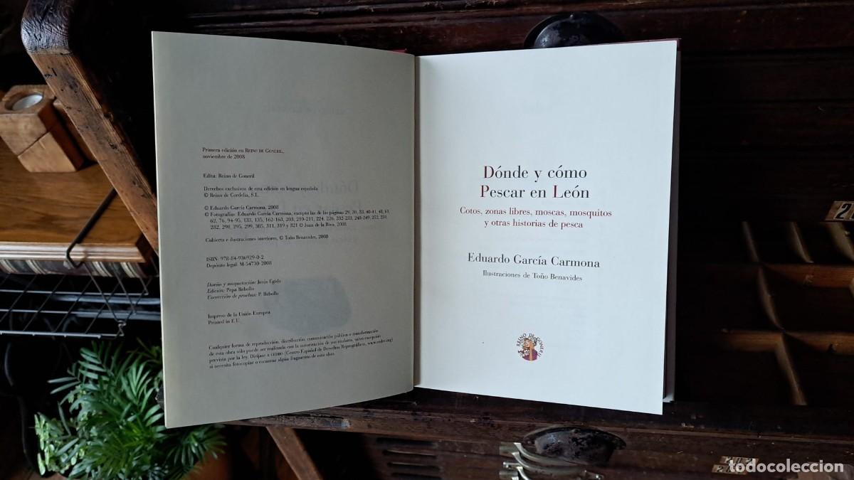 Libros de segunda mano: DONDE Y COMO PESCAR EN LEON / Eduardo Garc&iacute;a Carmona - Foto 5