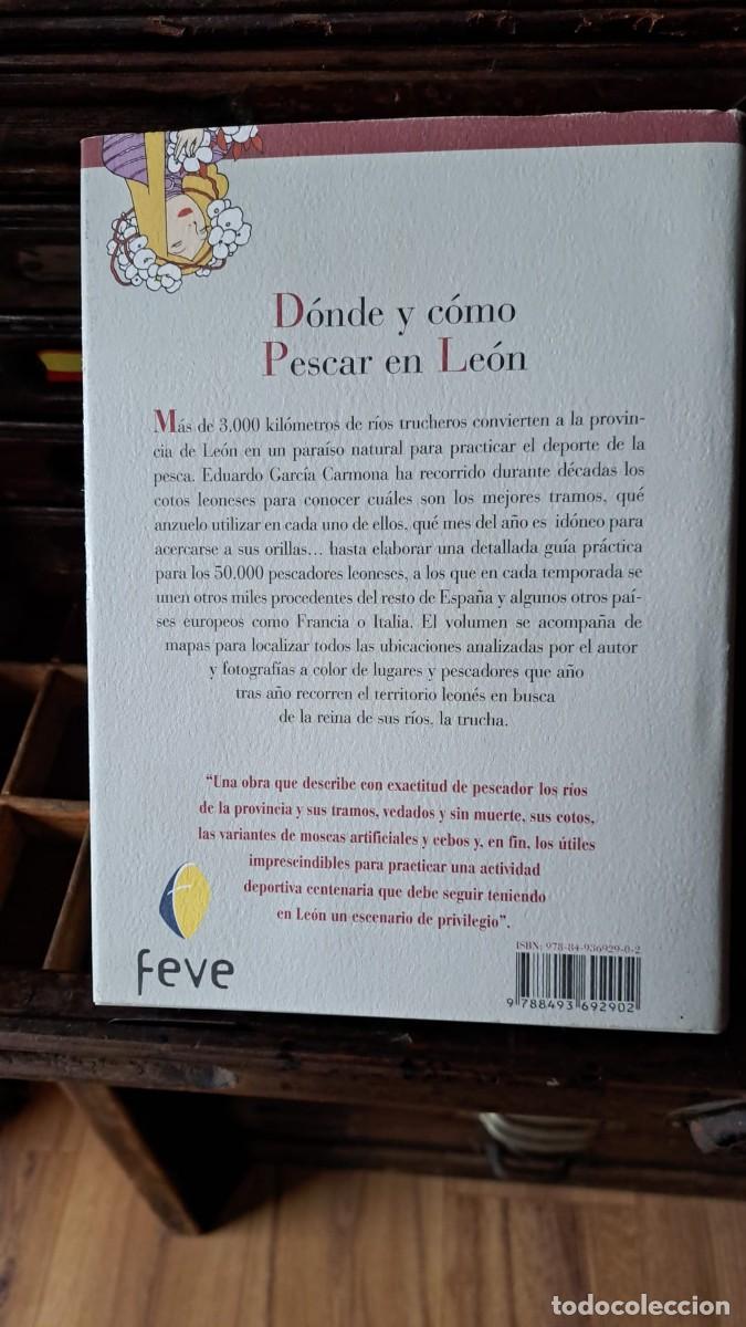 Libros de segunda mano: DONDE Y COMO PESCAR EN LEON / Eduardo Garc&iacute;a Carmona - Foto 6