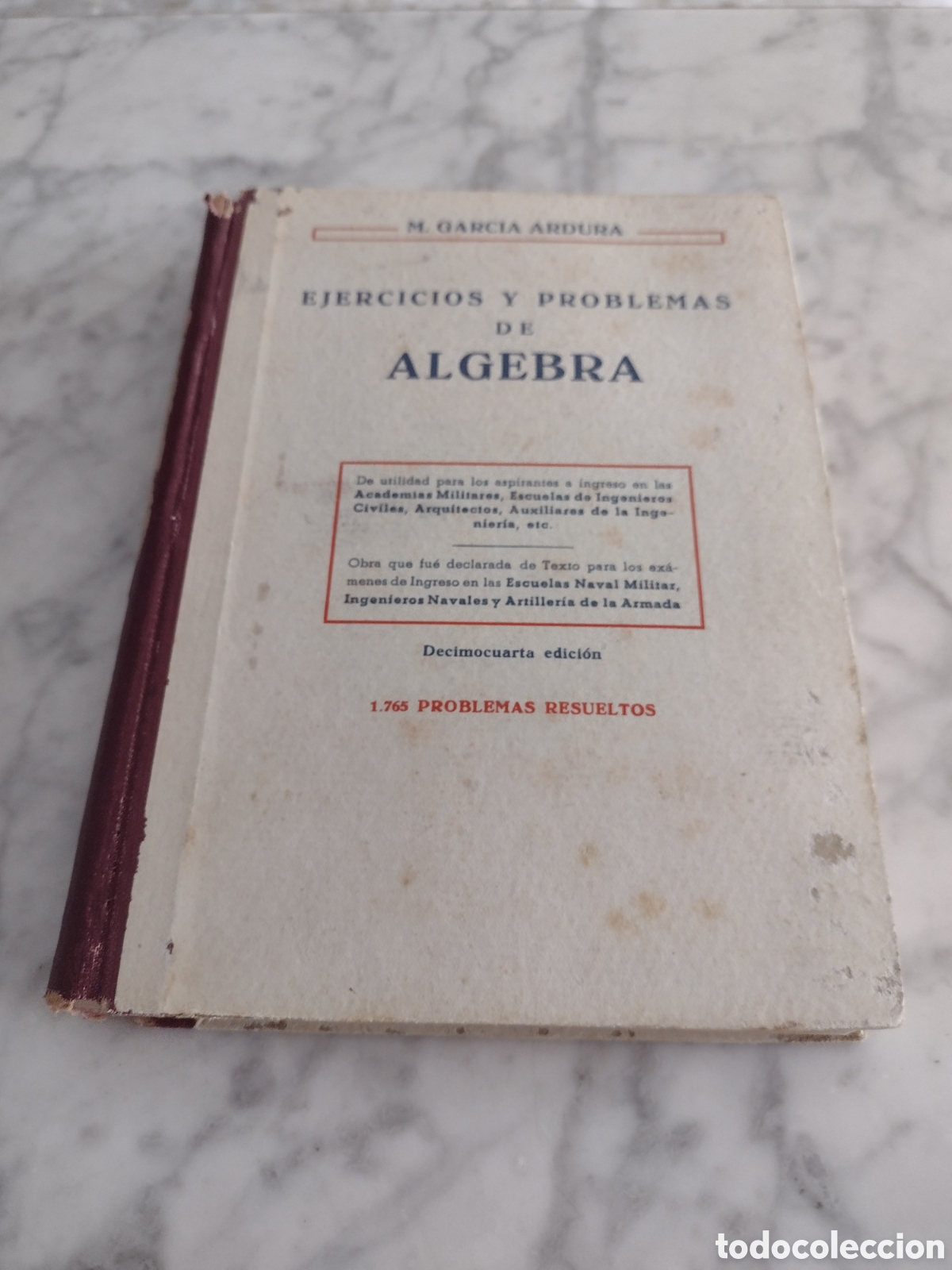 Libros de segunda mano de ciencias: Ejercicios y problemas de &aacute;lgebra - Foto 1