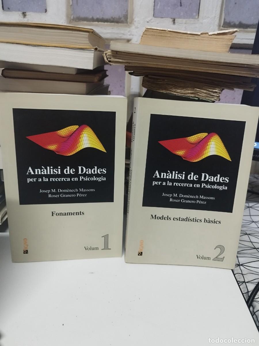 Second hand books of Sciences: AN&Agrave;LISI DE DADES PER A LA RECERCA EN PSICOLOGIA. JOSEP MARIA DOMENECH MASSONS, ROSER GRANERO PEREZ