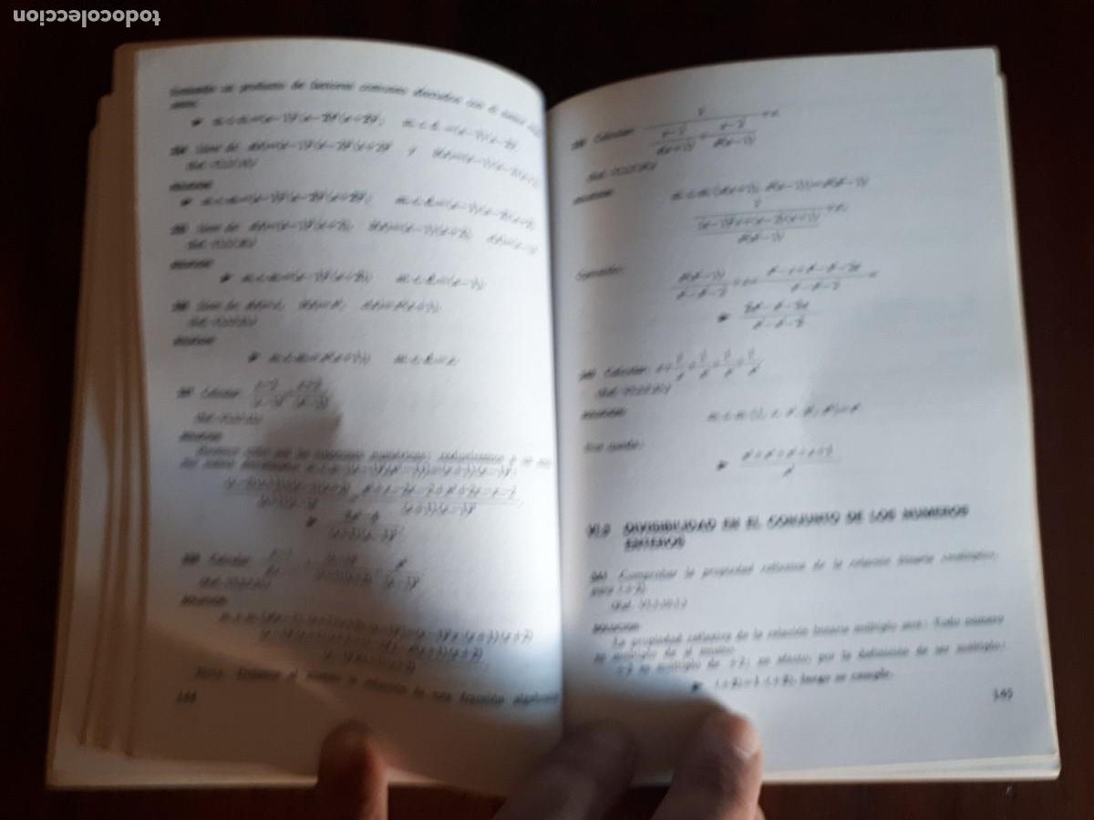 Libros de segunda mano de ciencias: Matematicas, 1 bup. ejercicios.-Rodr&iacute;guez Calder&oacute;n, Carlos Mar&iacute;a. - Foto 3