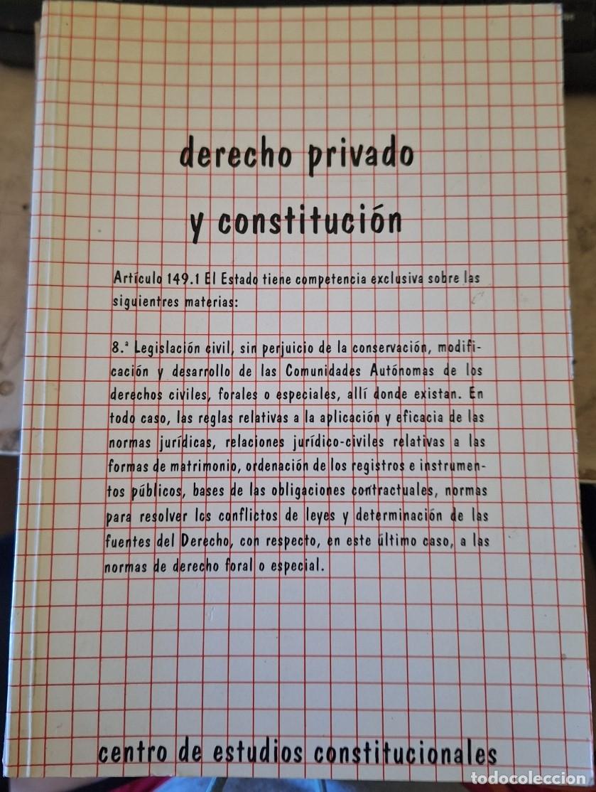 Libros de segunda mano de ciencias: DERECHO PRIVADO Y CONSTITUCION. A&Ntilde;O 2 NUM. 2. - - Foto 1