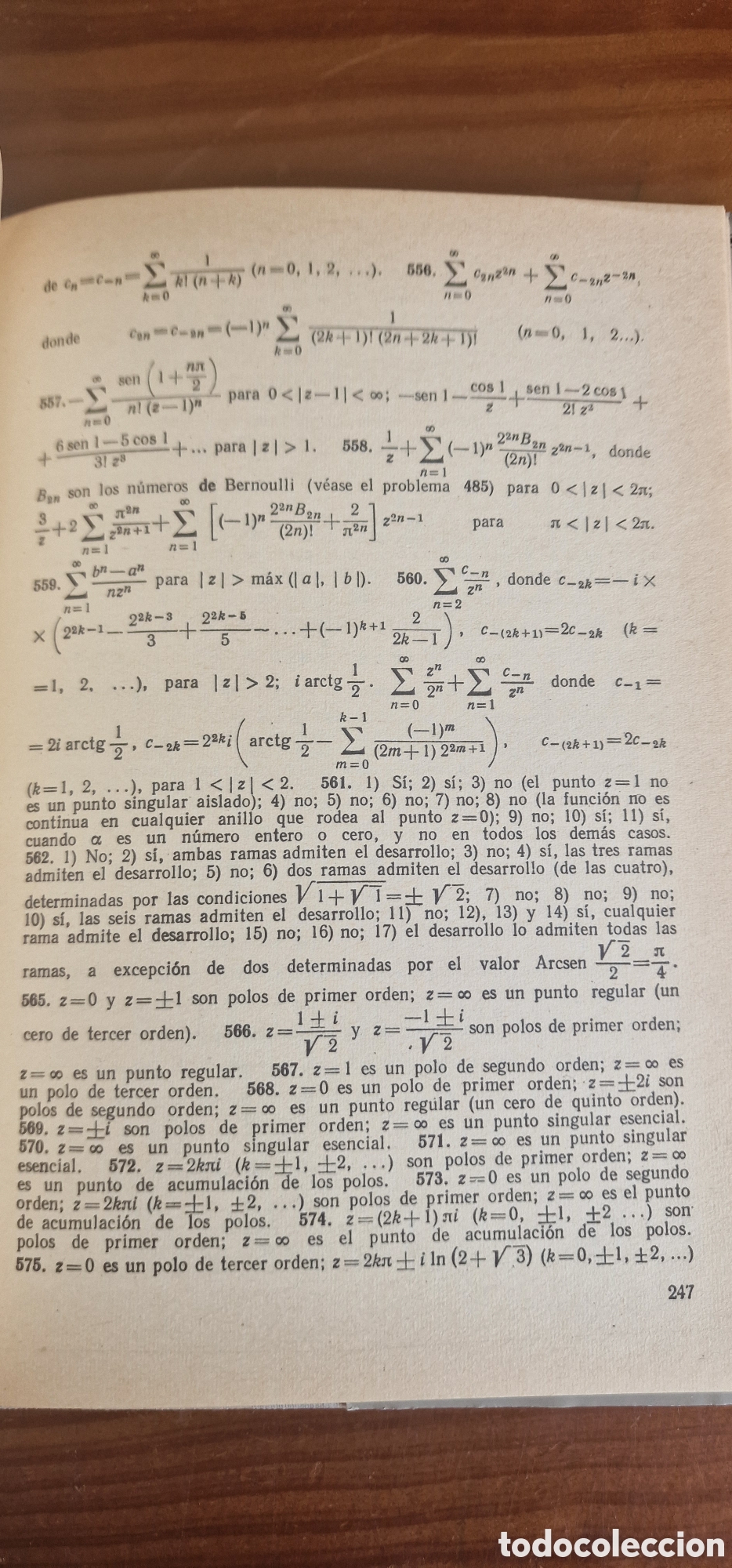 Libros de segunda mano de ciencias: Problemas sobre la teor&iacute;a de funciones de variable compleja - Foto 9