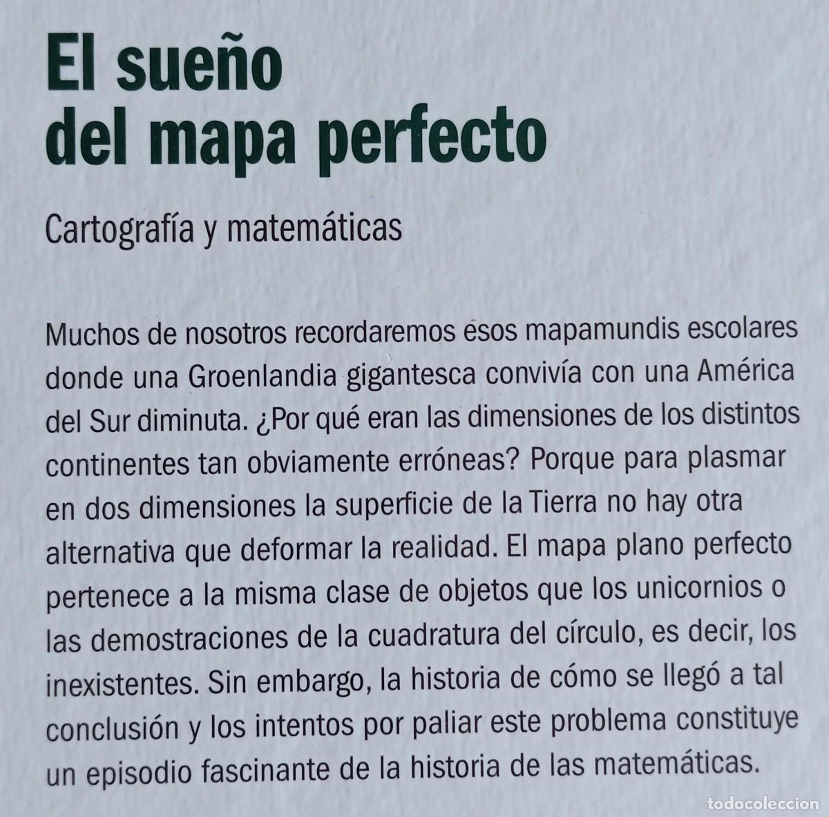 Libros de segunda mano de ciencias: EL SUE&Ntilde;O DEL MAPA PERFECTO - RAUL IBA&Ntilde;EZ - Foto 2