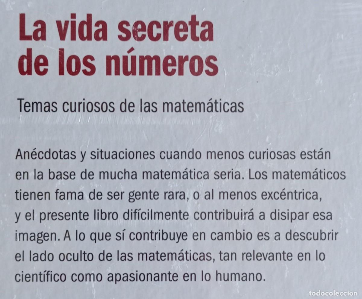 Libros de segunda mano de ciencias: LA VIDA SECRETA DE LOS NUMEROS - JOAQUIN NAVARRO - Foto 2
