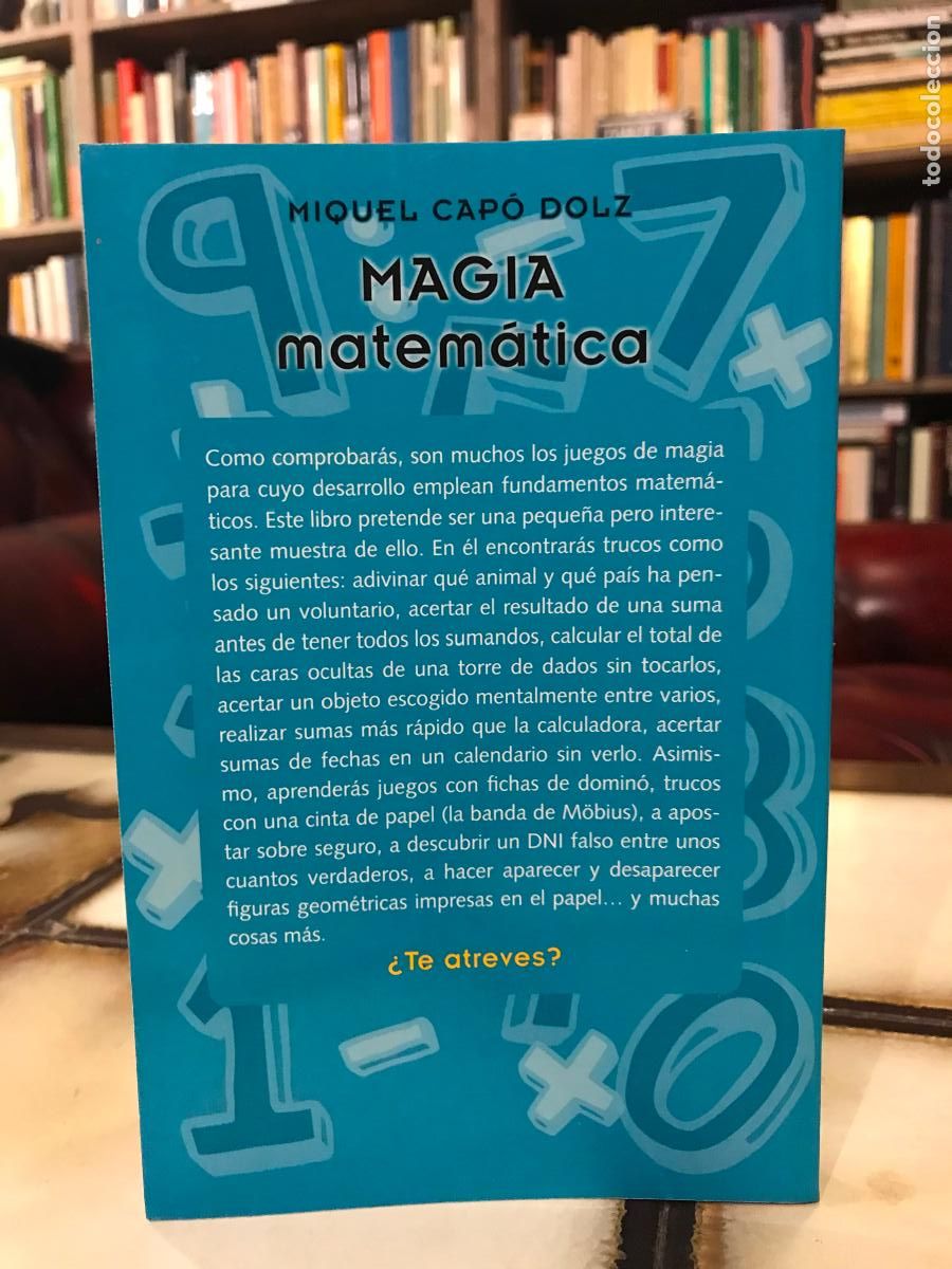 Libros de segunda mano de ciencias: Magia matem&aacute;tica. Miquel Cap&oacute; Dolz. - Foto 2