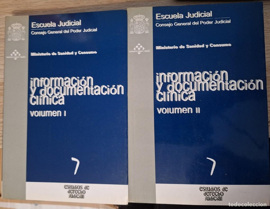 Libros de segunda mano de ciencias: INFORMACION Y DOCUMENTACION CLINICA. 2 TOMOS. - - Foto 1