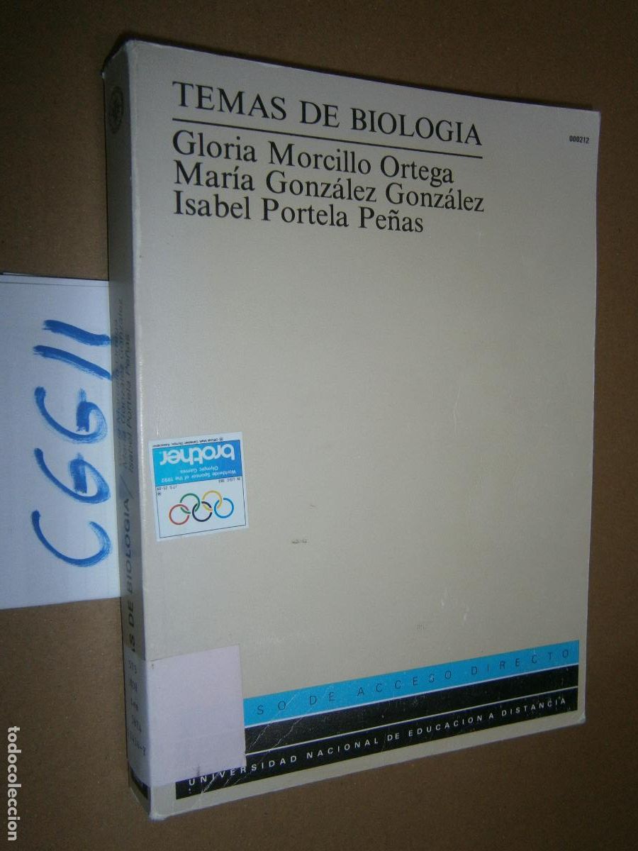 Libros de segunda mano: ANTIGUO LIBRO DE TEXTO - TEMAS DE BIOLOGIA - Foto 1