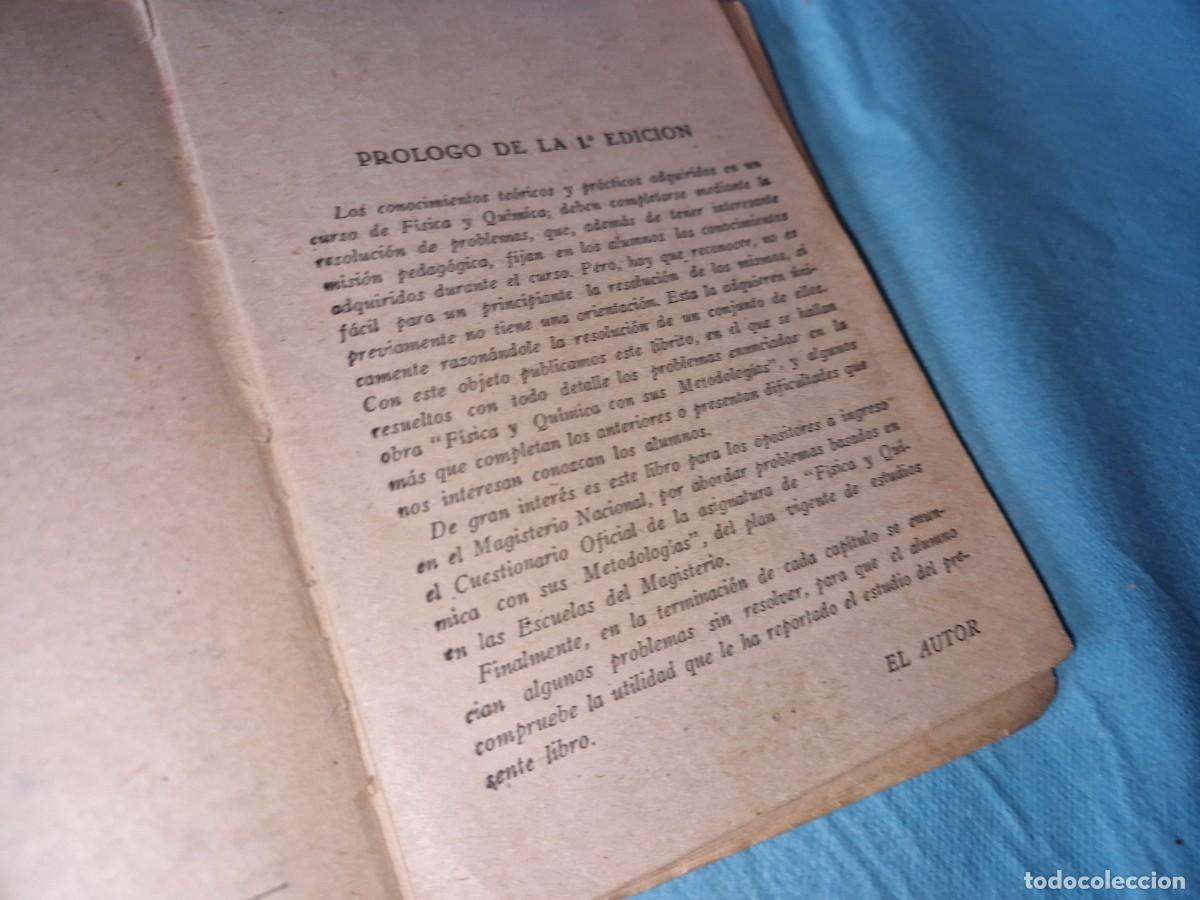 Libros de segunda mano de ciencias: PROBLEMAS DE FISICA Y QUIMICA DE ILDEFONSO TELLO - Foto 3