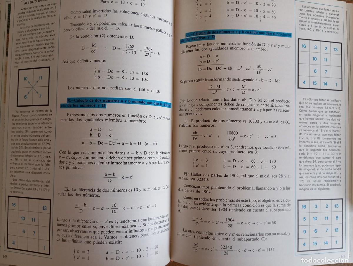 Libros de segunda mano de ciencias: MATEMATICAS PARA TODOS 2 VOL. - ED. HORIZONTE - Foto 4