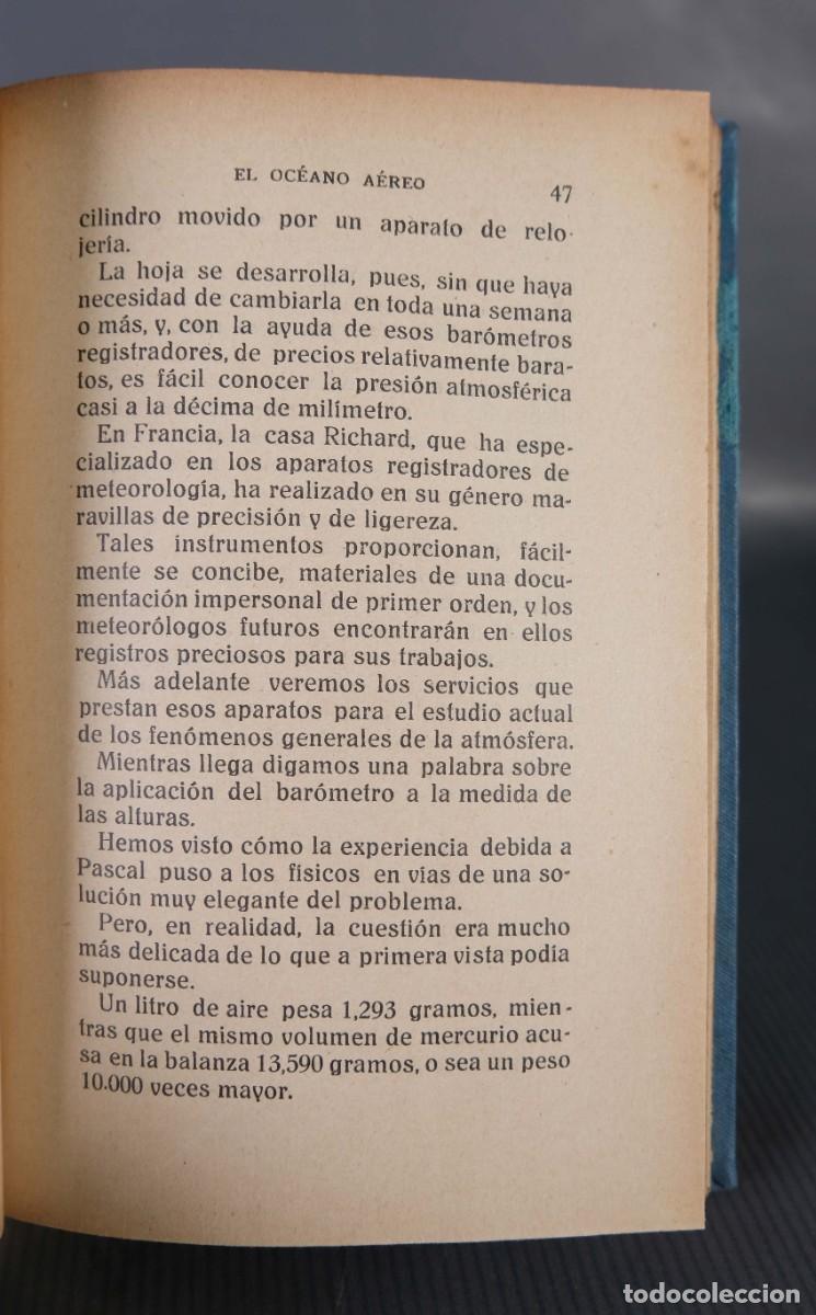 Libros de segunda mano de ciencias: El oc&eacute;ano a&eacute;reo - TH. Morux - Ed. Marqu&eacute;s de Urquijo - Foto 9