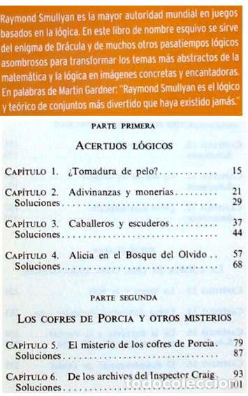 Libros de segunda mano de ciencias: &iquest;COMO SE LLAMA ESTE LIBRO? RAYMOND SMULLYAN - RBA 2007 - VER INDICE - Foto 2