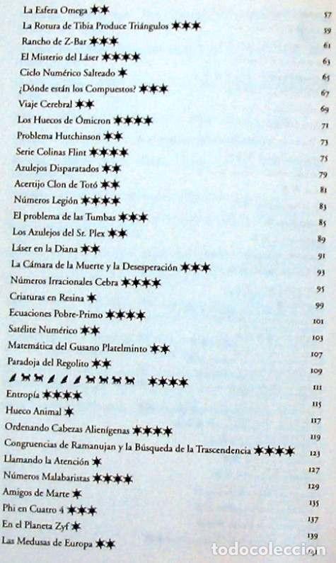 Libros de segunda mano de ciencias: LAS MATEM&Aacute;TICAS DE OZ- CLIFFORD PICKOVER - RBA 2007 - VER INDICE - Foto 3
