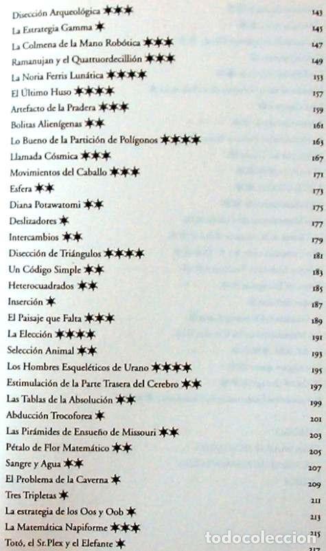 Libros de segunda mano de ciencias: LAS MATEM&Aacute;TICAS DE OZ- CLIFFORD PICKOVER - RBA 2007 - VER INDICE - Foto 4
