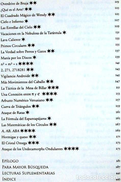 Libros de segunda mano de ciencias: LAS MATEM&Aacute;TICAS DE OZ- CLIFFORD PICKOVER - RBA 2007 - VER INDICE - Foto 5