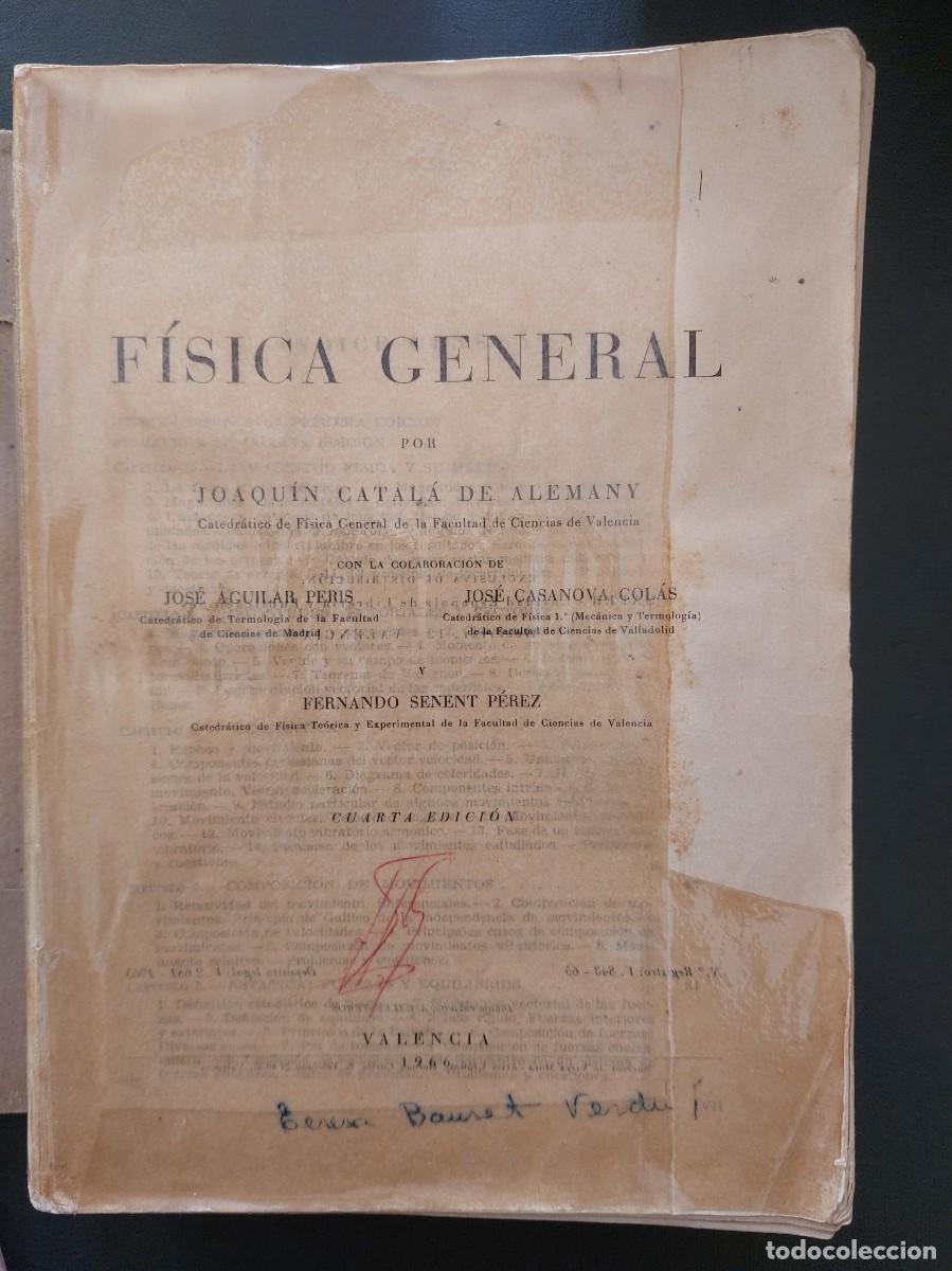 Libros de segunda mano de ciencias: Fisica general - Joaquin Catal&aacute; - 1966 - Foto 1