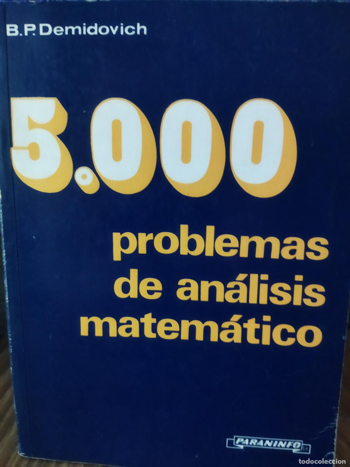 Libros de segunda mano de ciencias: 5000 problemas de an&aacute;lisis matem&aacute;tico paraninfo - Foto 1