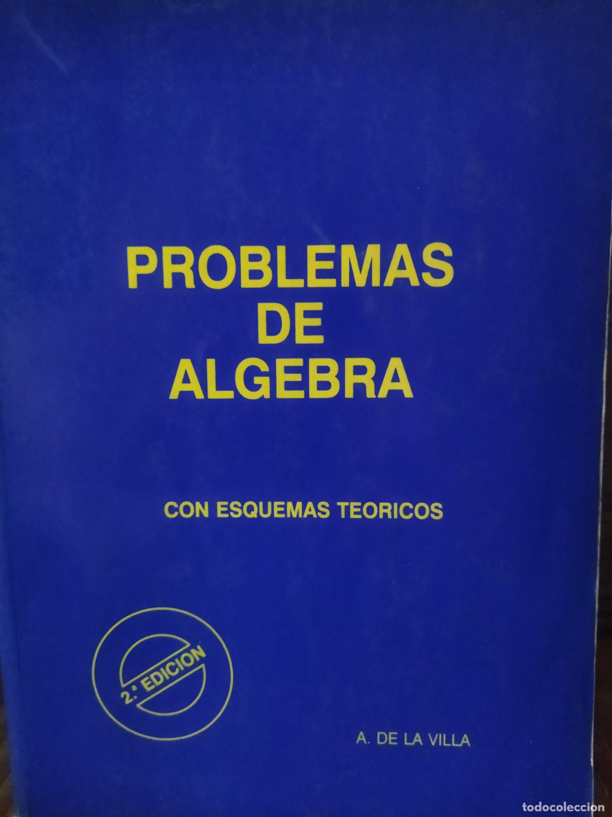 Libros de segunda mano de ciencias: Problemas de &aacute;lgebra con esquemas te&oacute;ricos - Foto 1