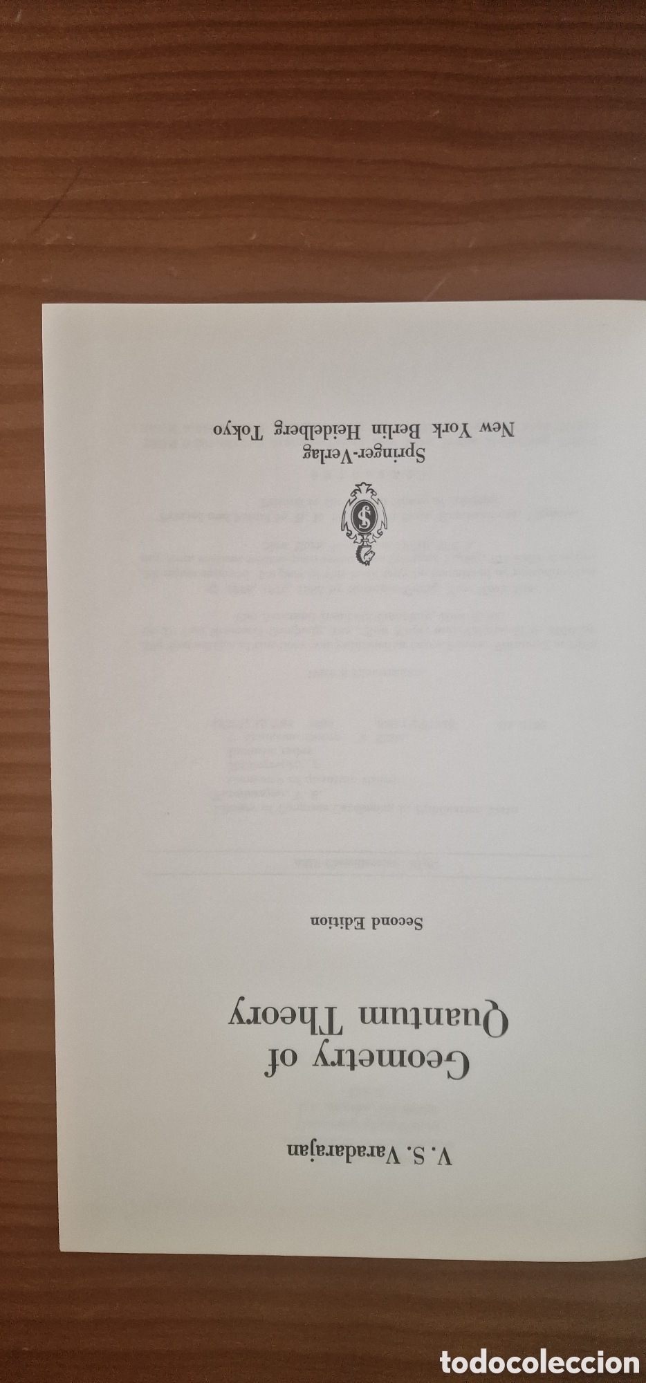 Libros de segunda mano de ciencias: Geometr&iacute;a de la teor&iacute;a cu&aacute;ntica - Foto 3