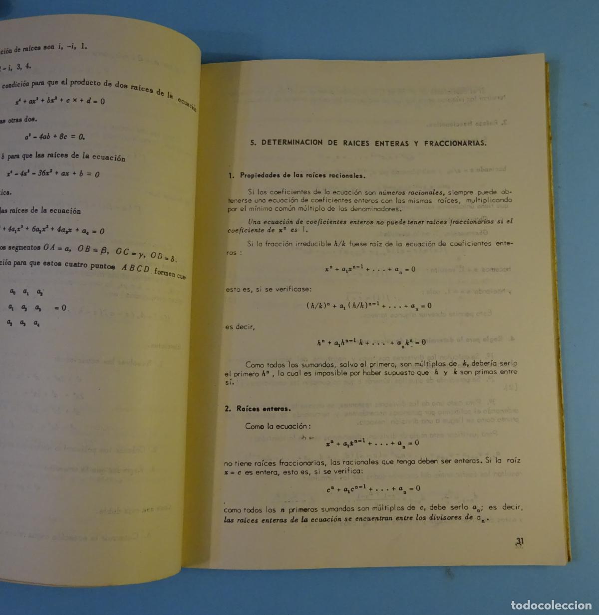 Libros de segunda mano de ciencias: AN&Aacute;LISIS NUM&Eacute;RICO. SIXTO R&Iacute;OS. 2&ordf; EDICI&Oacute;N 1965 - Foto 2