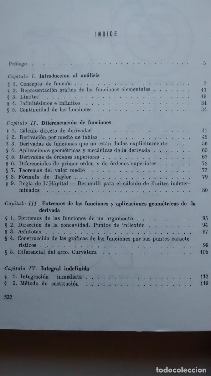 Libros de segunda mano de ciencias: Problemas y ejercicios de an&aacute;lisis matem&aacute;tico - B. Demidovich - Foto 9