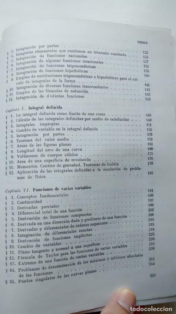 Libros de segunda mano de ciencias: Problemas y ejercicios de an&aacute;lisis matem&aacute;tico - B. Demidovich - Foto 10